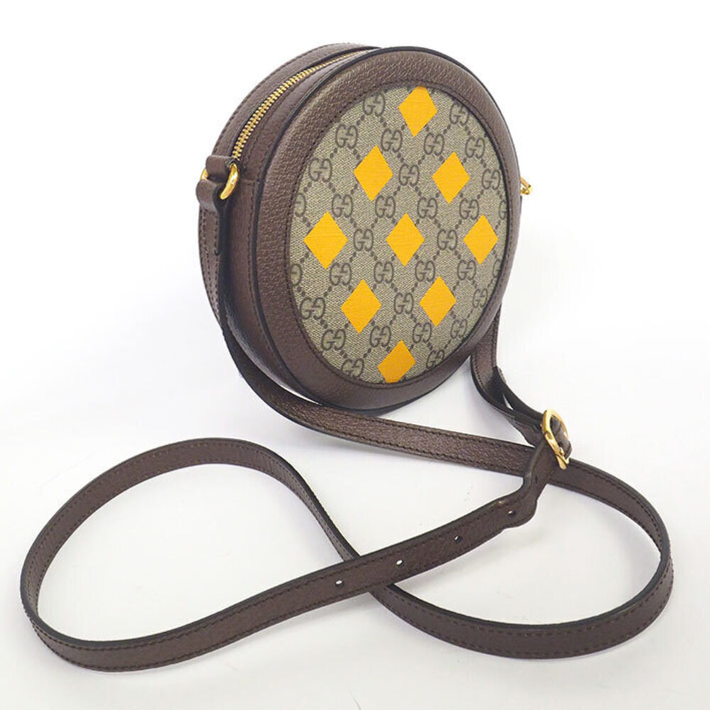 Gucci GG Round Diamond Dot Supreme Shoulder Bag - Picture 2 of 6